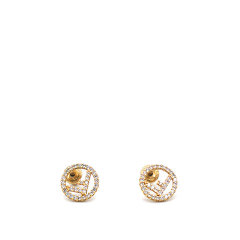 F Is Fendi Earrings - Palladium-coloured earrings | Fendi